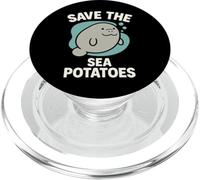 Manatee Enthusiast Sea Cow Lover Lettuce Love Conservation PopSockets PopGrip for MagSafe