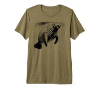 Manatee, Sea Life, Ocean, Manatees, Florida Wildlife Premium T-Shirt