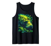 Manatee Shamrocks Forest Forestcore St Patricks Day Animal Tank Top