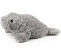 Manatee Stuffed Animals, Microwavable Stuffed Animal Adorable Fluffy Manatee Plush for Warmth Comfort, Heatable Coolable Lavender Scent Toy, Cute Soft Plushie Gift for Kids Adult & Children Boys Girls