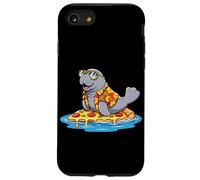 Manatee Surfing on Pizza Slice Summer Case for iPhone SE (2020) / 7/8