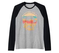 Manatees Are My Spirit Animal Vintage Marine Mammals Raglan Baseball Tee