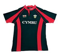 Manav Adult Haka Welsh Wales Rugby Shirt Premium Quality Cotton Casual Top Breathable Durable Performance Shirts Gifts for Men Black