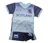Manav Kids Godfrey Scotland Football Suit Football Kits Activewear Soccer Jersey, Boys Training Shirts Shorts Gift for Fans