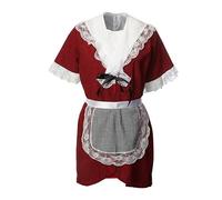 Manav Ladies St Davids Day Costume Welsh Traditional Dress Wales School Eisteddfod (8/10) Red