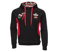 Manav Wales Cymru Mens Tomos' Applique Welsh Wales Hoodie Premium Adult Unisex Pullover Hooded Fleece Jumper Work Wear Sweatshirt Hoodies Long Sleeve Top