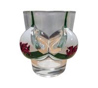 Manav Wales Flag Boobs Bikini Top Shot Glass - Novelty Welsh Dragon Party Shot Glass with Fun Bikini Design | Cymru National Flag Collectible Drinkware | Humorous Souvenir Gift for Celebrations