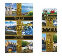 Manav Wales Photographic Tea Towel | Premium Cotton Kitchen Towel Featuring Stunning Wales Landscape Photography | Absorbent, Durable & Decorative Welsh Souvenir for Home & Gifting