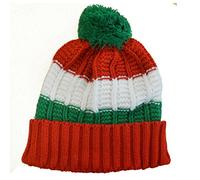Manav Welsh Knitted WC Stripe Bobble HAT