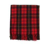 Manav Welsh Woollens Recycled Wool Tartan Blanket Throw | Premium Eco-Friendly Wool Blend | Soft, Warm, Durable & Sustainable for Sofa, Bed, Picnics, Travel & Traditional Welsh Heritage-Inspired Gift