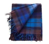 Manav Welsh Woollens Recycled Wool Tartan Blanket Throw | Premium Eco-Friendly Wool Blend | Soft, Warm, Durable & Sustainable for Sofa, Bed, Picnics, Travel & Traditional Welsh Heritage-Inspired Gift