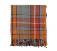 Manav Welsh Woollens Recycled Wool Tartan Blanket Throw | Premium Eco-Friendly Wool Blend | Soft, Warm, Durable & Sustainable for Sofa, Bed, Picnics, Travel & Traditional Welsh Heritage-Inspired Gift