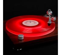 MANAYO RGB LED Acrylic Platter Upgrade for Audio-Technica AT-LPW30, LPW40，LPW50， Precision-Fit Frosted Turntable Slipmat with Multi-Mode Light Strip, LPW30 Series Accessories