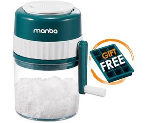 MANBA Manual Slush Machine for Shaved Ice, Snow Cone, Slushie
