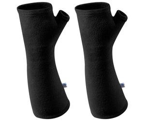 Manbi MicroFleece Wrist Warmers, L Black