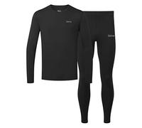 Manbi Steiner Mens Soft-Tec Active Base Layer Set Black
