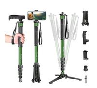Manbily Monopods for Cameras 71-in with Feet, Walking Stick Stand 180cm Camera Monopod Mount Aluminum Lightweight with Tripod Base 5 Sections Max 22lbs For Travel DSLR Canon Nikon Sony Video Camcorder