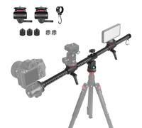 Manbily Tripod Horizontal Extension Boom Arm 27.6" 70cm Rotatable 360° Overhead Tripods Centre Column Axis, 3/8" to 1/4" Screw Aluminum Three-Mount Accessory Bar for Camera Photography