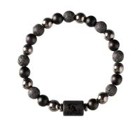 MANBOZIXi Men Natural Stone Bracelet, Womens Gemstone Bracelet, Zodiac Signs Moitv, Lava Stone Bracelets, Capricorn