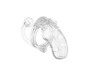 ManCage by Shots - 10" Penis cage with Anal Plug - Transparent MCG010TRA