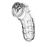 Man Cage 06 Male 5.5 Inch Clear Chastity Cage