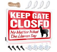Mancave Accessories Men Keep Gate Closed No Matter What The Llama Say Sign Bar Stuff For Man Cave Metal Decor For Home Bar(20X30CM)