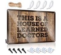 Mancave Accessories Men This Is A House Of Learned Doctors Sign Bar Stuff For Man Cave Metal Decor For Home Bar(30X40CM)