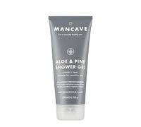 ManCave Aloe & Pine Shower Gel 200ml for Men, Refreshing Body Wash | Aloe vera, cucumber, gentle formula, natural, vegan, eco-conscious, cruelty free