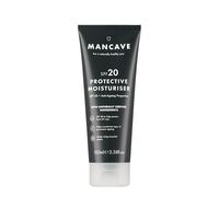 ManCave SPF 20 Moisturiser, Anti-Aging, Counteracts Signs of Aging, SPF Face Moisturise, Vitamin E, Caffeine, Natural Formulation, Recycled Plastics, Cruelty-Free, Powerful SPF 20 Protection