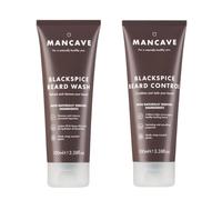 ManCave Beard Wash & Control Duo for Men, Beard Grooming Set