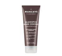 ManCave Blackspice Beard Control 100ml, Condition and style your beard with L-Arginine, Hemp oil and Shea Butter, Encourages beard growth, Vegan Friendly, Made from Recycled Plastics, Made in England