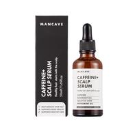 ManCave Caffeine+ Scalp Serum for Men, Stimulates and Conditions with Caffeine and Rosemary Oil, Exfoliates Dry, Flaky Scalp with Salicylic Acid, Natural, Vegan, Cruelty Free, 50 ml