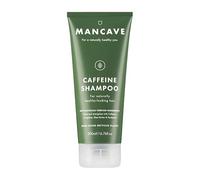 ManCave Caffeine Shampoo for Men, 200 ml, Shampoo, Natural, Vegan, Eco-Conscious, Cruelty-Free, and encourage Healthy Hair Growth with Caffeine, Panthenol and Vitamin E, Shampoo for Men
