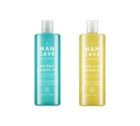 ManCave Lemon Oak & Sea Salt Shower Gel Duo 500ml, Refreshing Body Wash