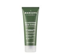 ManCave Olivestone Face Scrub 100ml, Exfoliates & Smoothes, Fight dullness and dead-skin build up, Natural effective smoothing exfoliants using Olive Stone Particles, Vegan, Made in England