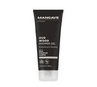 ManCave Oudwood Shower Gel 200ml, Moisturising & Cleansing Body Wash for Men, Notes of Oud, Patchouli & Leather, Naturally Derived Ingredients, Made in UK, PCR Packaging