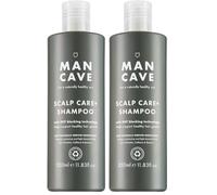 ManCave Scalp Care Shampoo for Men, DHT Blocker Encourages Hair Growth and Dandruff Control, Contains Saw Palmetto, Panthenol and Betaine, Sulphate Free, Natural, Vegan, Cruelty Free, 350 ml