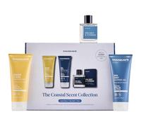 ManCave The Coastal Scent Collection Gift Set, Shower Gels & EDT | Layer coastal scents: Lemon & Oak and Sea Salt Shower Gels 200ml with Sea Salt Cypress Eau de Toilette 50ml, Mens Gift Sets