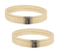 MANCHAP 10 Pack 12 Inch/30cm Embroidery Hoops, Adjustable Embroidery Rings Cross Stitch Hoop for Craft Making