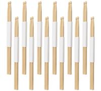 MANCHAP 12 Pairs 5A Drum Sticks, Maple Wood Drum Sticks, Wooden Drumsticks for Drumming, Practice, Performance