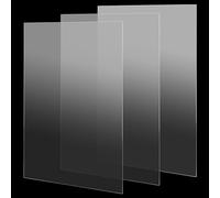 MANCHAP 3 PCS A3 Clear Acrylic Sheets, 420 x 297 x 2mm Plastic Acrylic Panel for Decoration, Display, Painting