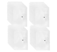 MANCHAP 50 PCS A4 Plastic Punched Pockets, Clear A4 Punched Wallet, Document Popper Files Folder for Storage Office Supplies