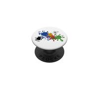 Manchas de Pintura, Salpicado por el Arte PopSockets Adhesive PopGrip