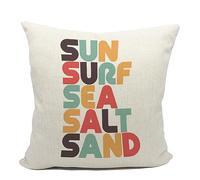 Mancheng-zi Surfing Pillow Covers 18x18,Surf Decor,Surf Room Decor,Beach Pillows,Surfer Gifts