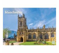 Manchester A4 Calendar 2026, Wall Calendars, Month To View, Travel, Gift