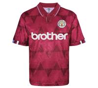 Score Draw SD Manchester City Retro Away Shirt 89 Mens M Purple