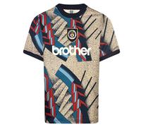 Score Draw Manchester City 1994 Home Retro Goalkeeper Shirt White/Multi Large Polyester