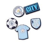 Crocs Unisex's Manchester City 5 Pack Shoe Charms, Multicolor, One Size