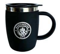 MANCHESTER CITY Barrel Handle Travel Mug Gift Fan