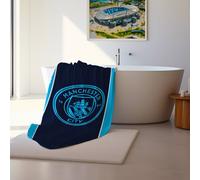 MANCHESTER CITY FC Towel | Super Soft Feel, Badge Football Club Design | Perfect The Home, Bath, Beach & Swimming Pool | One Size 75cm x 150cm | 100% Cotton